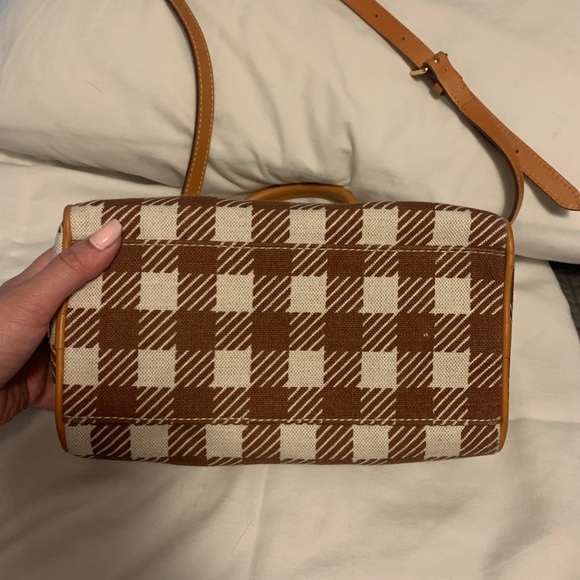 Y2k Vintage Dooney & Bourke brown/white satchel 🤎 - Picture 8 of 8